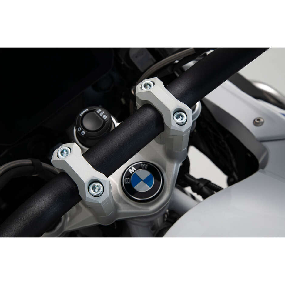 Guidon surélevé 40 mm SW-Motech LEH.07.039.12401/S pour BMW R1200 GS (12-23) ; R1250GS Adventure (13-24)